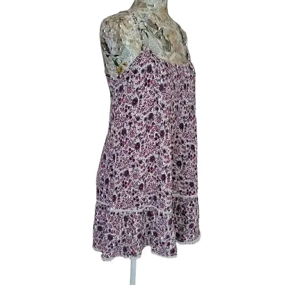 American Eagle Outfitters Short Ditsy Floral Cottagecore Casual Beach Sun Dress - Picture 5 of 13
